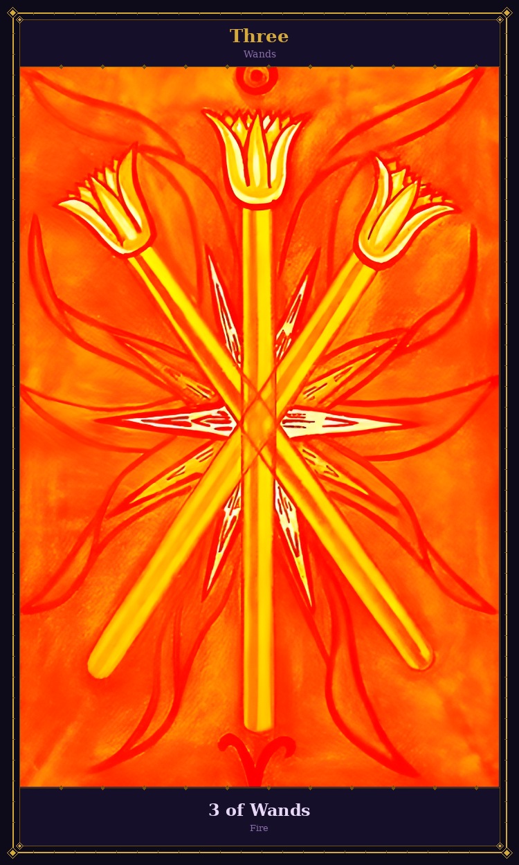 3 of Wands